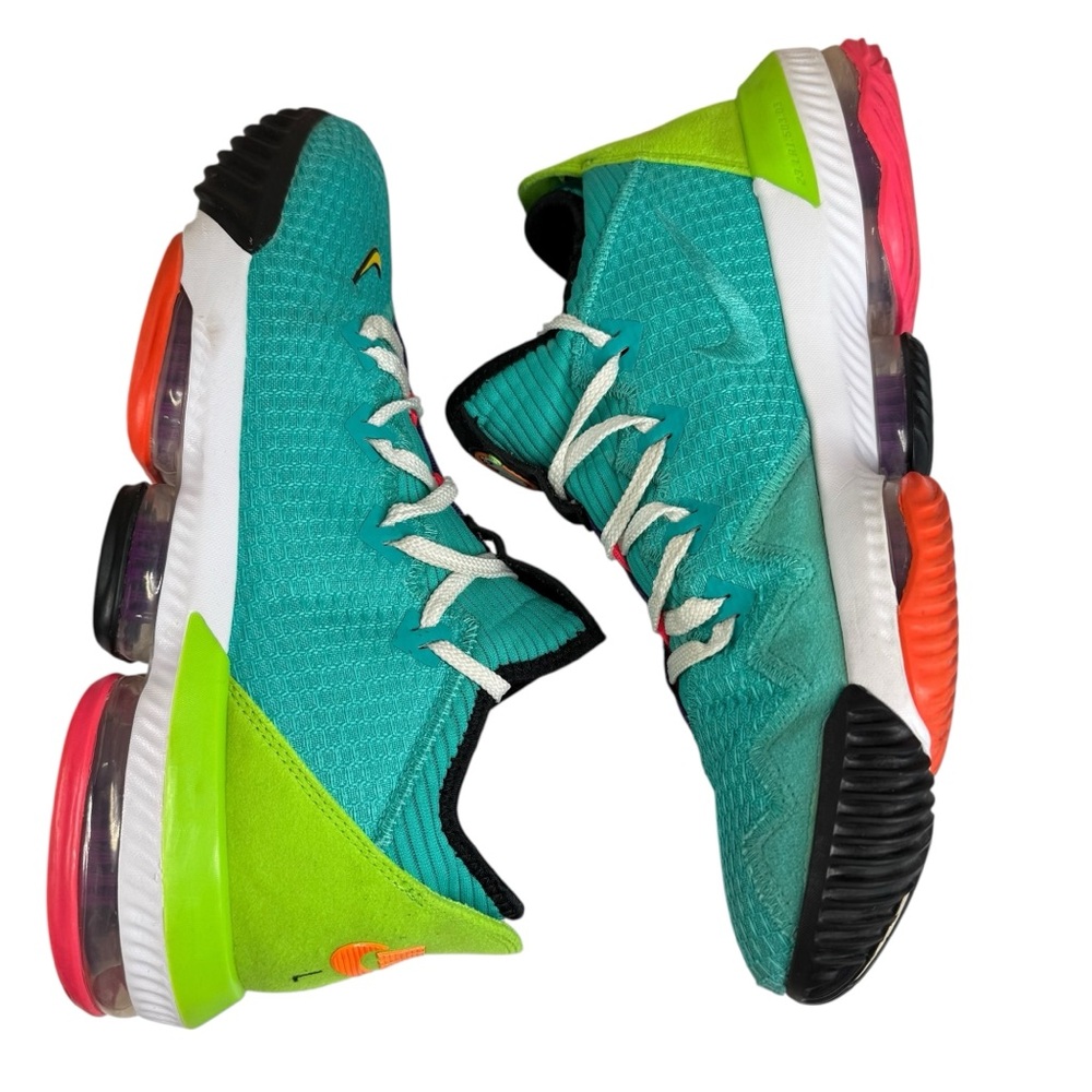 Nike LeBron 16 Low Air LBJ Hyper Jade Basketball Shoes Men’s 11